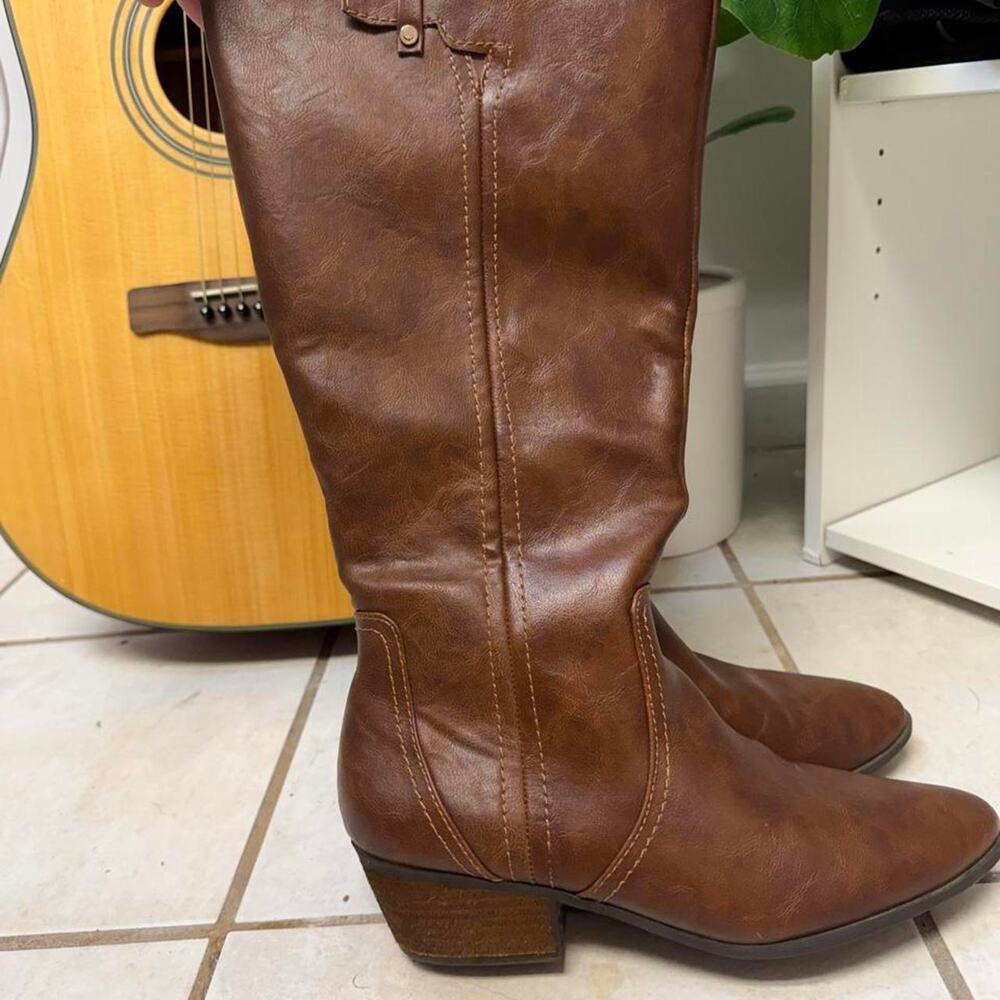 Dr scholls brilliance brown faux